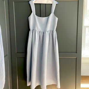Storm Cloud Bridesmaid dress